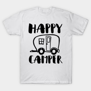 'Happy Camper' Cool Camping Cute Gift T-Shirt